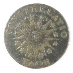 1785 NOVA CONSTELLATIO POINTED RAYS XF MINOR GRANULARITY