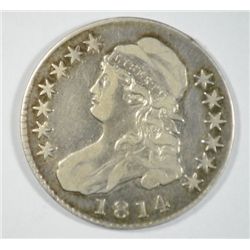 1814 BUST HALF DOLLAR TOUGH EARLY DATE VF/ XF