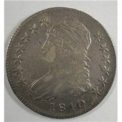 1810 BUST HALF DOLLAR XF/AU CLOSE TO AU
