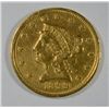 Image 1 : 1899 $2.50 GOLD LIBERTY AU DETAILS PROBABLY EX JEWELRY