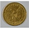 Image 2 : 1899 $2.50 GOLD LIBERTY AU DETAILS PROBABLY EX JEWELRY