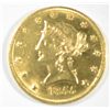 Image 1 : 1855 $10 NO MOTTO LIBERTY GOLD MS-61 LIGHTLY CLEANED
