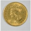 Image 1 : 1856 TYPE 3 $1 GOLD AU