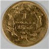 Image 2 : 1854 $1 TYPE 2 GOLD AU CLEANED