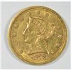 Image 1 : 1878-S $2.50 GOLD LIBERTY XF