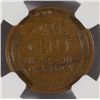 Image 4 : 1909S  Lincoln penny  NGC AU reverse planchet flaw MINT ERROR