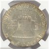 Image 3 : 1958D  Franklin half $  NGC65  est $30-$35