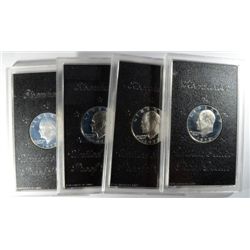 4 1972S proof IKE  silver $  est  $55-$60