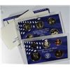 Image 2 : 1999 thru 2004 clad proof sets in boxes  est $55-$65