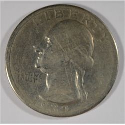 1932-D WASHINGTON QUARTER NICE VG