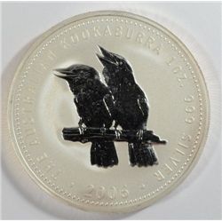 2006  Australia KOOKABURRA 1 oz. silver  est $50-$55
