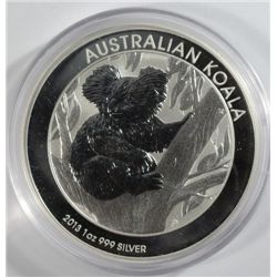 2013   Australia KOALA 1 oz. silver  est $50-$55