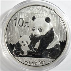 2012   China Panda 1 oz. silver  est $50-$55