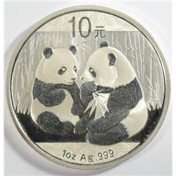 2009   China Panda 1 oz. silver  est $50-$55