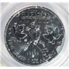 Image 2 : 2010 Canada Olympic 1 oz. silver Maple Leaf HOCKEY  est $50-$55
