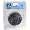Image 4 : 2010 Canada Olympic 1 oz. silver Maple Leaf HOCKEY  est $50-$55
