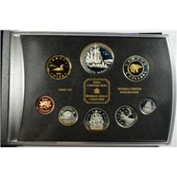 1999 Canada proof set 8 coin set sterling w/COA