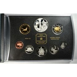 2002  Canada proof set 8 coin set sterling w/COA
