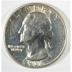 1936D  Washington quarter