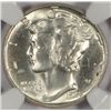 Image 2 : 1945 Mercury Dime NGC MS65 GEM