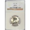 Image 1 : 1937 Washington Quarter NGC MS64