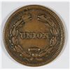 Image 2 : 1863 CIVIL WAR PATRIOTIC TOKEN LIBERTY/UNION  R1