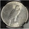 Image 3 : 1935 Peace $   NGC BLACK HOLDER 60  REALLY COUPLE POINTS BETTER est $65-$70