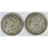 Image 1 : 2  1883 CC  Morgan $  VG    est $160-$170
