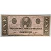 Image 1 : 1863  $1  Confederate States  bearer note CU est $120-$130