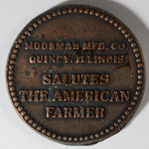 North American token saluting the American farmer dated 1818