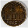 Image 1 : 1837  HARD TIMES TOKEN MERCHANTS EXCHANGE NOT ONE CENT  XF