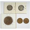 Image 2 : GROUP: 1926-S ONE CENT VF, 1921 DIME GOOD, 1926-S DIME VG, 1838 ONE CENT VG-F,