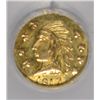 Image 2 : 1912 CANADA TOKEN BRITISH COLUMBIA GOLD NGC MS65 VERY RARE, OTHERS LIST AT $1644