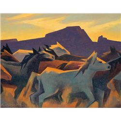 Running Horses by Mell, Ed