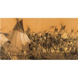 Comanche War Party Returning by Lovell, Tom