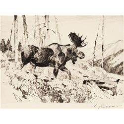 The Traveler by Rungius, Carl