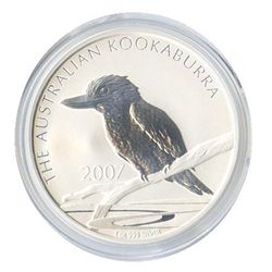 Australian Kookaburra 1 oz. Silver 2007