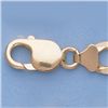 Image 1 : Genuine 16" 14k  Gold-Yellow 8.8mm Figaro Chain 43.2g