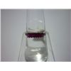 Image 1 : 14.00 CTW RUBY & DIAMOND RING .925 STERLING SILVER