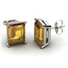 Image 1 : Genuine 5.80 ctw Citrine Earring 14k W/Y Gold