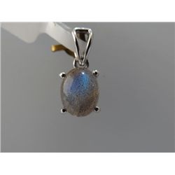 9.50 CTW LABARODITE PENDANT .925 STERLING SILVER