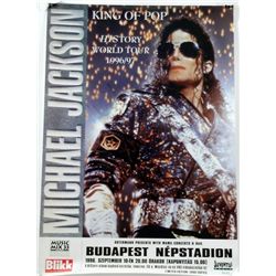 Michael Jackson Signed Limited Edition HIStory Tour Poster