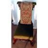 Image 1 : A Victorian carved rosewood framed prie dieu chair on carved supports