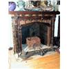 Image 1 : A substantial and impressive Victorian Gothic carved oak fire surround