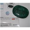 Image 1 : HUGE 1,360.55 CARAT GENUINE EMERALD VALUED AT $45,579.00 *COMES WITH APPRAISAL BY GLA*!!
