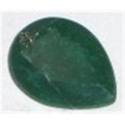 9.25 CARAT *HUGE* LARGE EMERALD *PEAR CUT/FEACETED & POLISHED*!! GEMSTONE CAME OUT OF SAFE!!