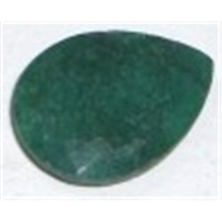 11.60 CARAT *HUGE* LARGE EMERALD *PEAR CUT/FEACETED & POLISHED*!! GEMSTONE CAME OUT OF SAFE!!