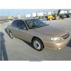 2001 - CHEVROLET MALIBU