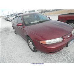 2002 - OLDSMOBILE ALERO//REBUILT SALVAGE TITLE