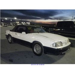 1989 - FORD MUSTANG